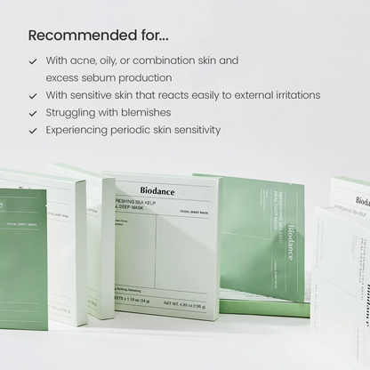 Maskholic Gift Bundle| Collagen, PDRN, Ceranol, Seakelp (4*4, 16ea)